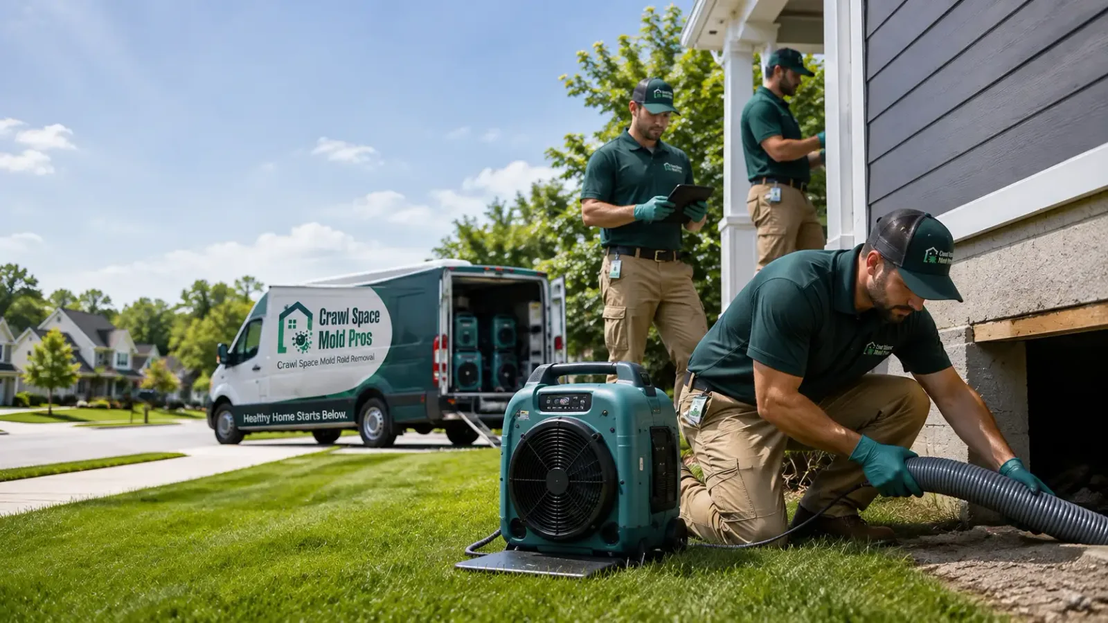 Crawl Space Mold Removal in Morse, TX